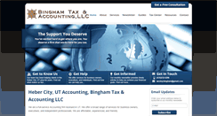 Desktop Screenshot of binghamtaxes.com